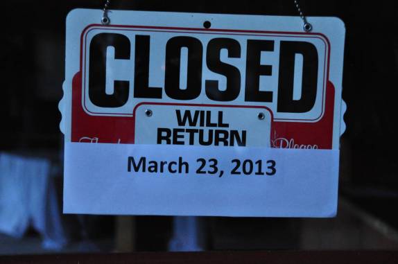 Fechado para a estação, Oregon Caves National Monument, no sul do estado, nos Estados Unidos